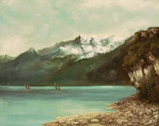 Genfersee und die Dents du Midi, 1877